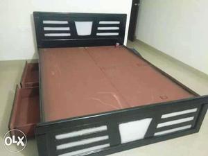 Its brand new queen Size Double Cot with Storge 