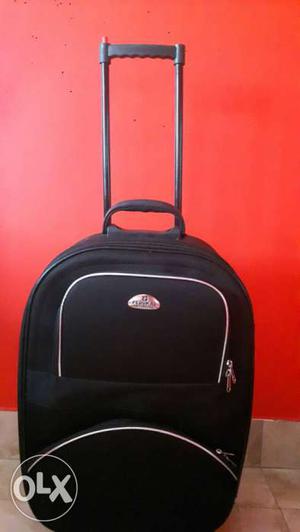 Luggage with stroller black 20" height 7" depth