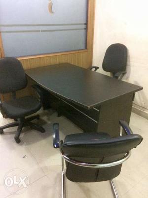 Office chairs and table available at best price