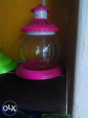 Pink Candle Lantern