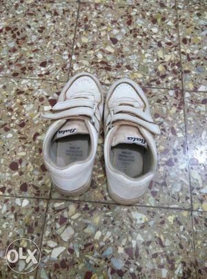 Sports shoes white colour.bata brand.children