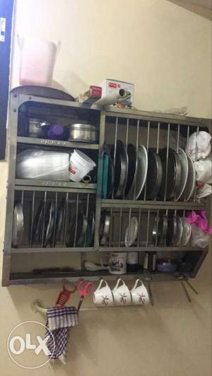 Stainless Steel Wall-mounted Dish Rack