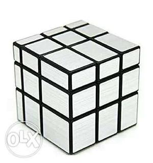 White 3 X 3 Mirror Cube