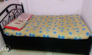 Yellow And Blue Floral Bed Sheet