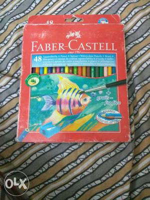 48 shades Faber castle pencil colours used only