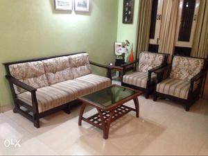 5 Seater Sofa Set with Centre Table