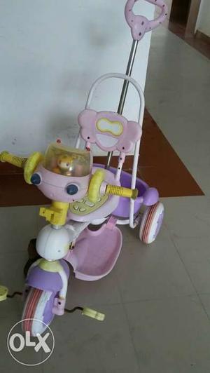 Baby's Pink And Purple Ride-on Trike