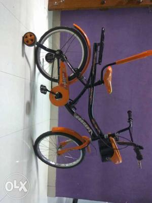 Black And Orange BMX Bicycle