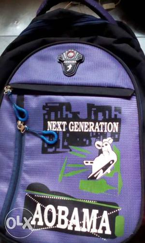Black And Purple Next Generation Backpack