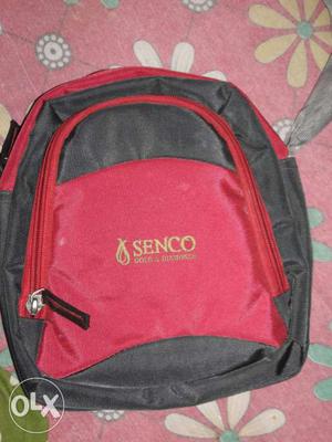 Black And Red Senco Backpack