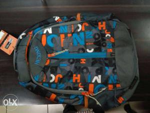Black, Orange, And Blue Hexing Backpack