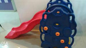 Blue And Red Slide Playset