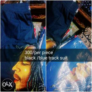 Blue Bob Marley Track Suit