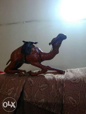 Camel of leather for decoration
