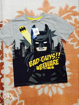 Children's Batman Theme Crew Neck Shirt