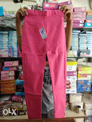 Girls Cotton Lycra Pants