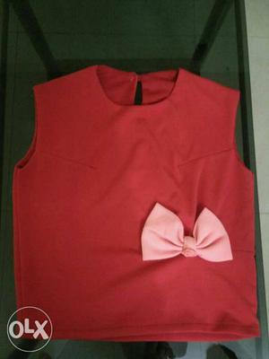 Girl's Red Tank Top