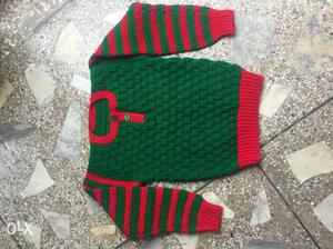 Green And Red Sweater
