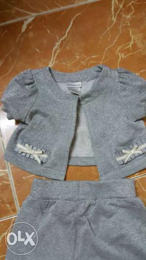 Its a jacket n shorts for kids upto 24 months.