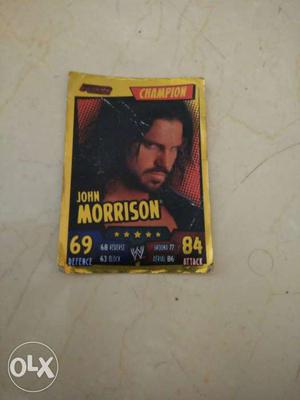 John Morrison WWE Trading Card
