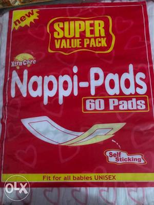 New pack of nappy pads (60pads) at discounted price
