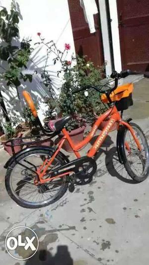 Orange BMX Bicycle