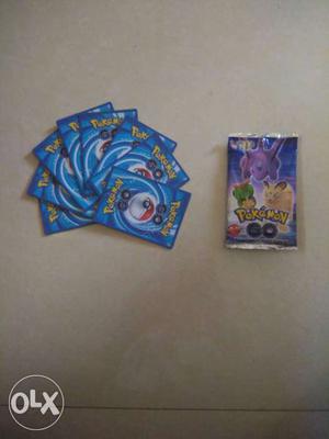 Original Pokemon Go Cards Pack of 8 6 Pokemon