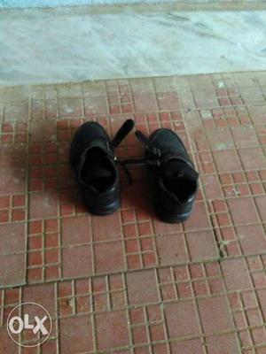 Pair Of school Black Shoes size-7 only few days used very