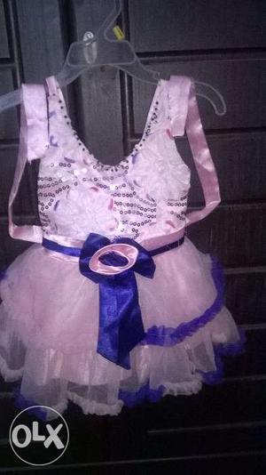 Party frock kids wear it is in good condition for