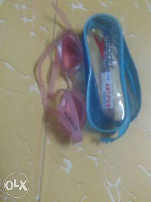 Pink Swimming Goggles