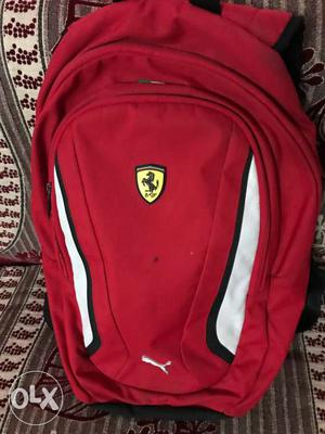 Puma Ferrari bag red colour.. original price