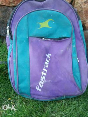 Purple And Teal Fastrack Backpack