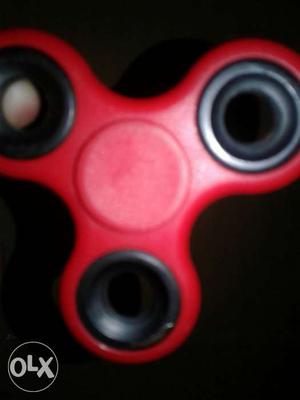 Red Tri-spinner Toy