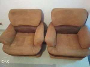 Suede Sofa Set only 3 years old