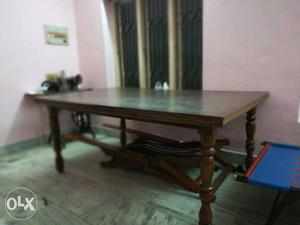 Teak wood Table and 6 chairs, good condition,