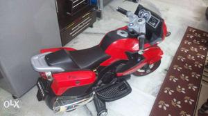 Toddler's Black-and-red Ride On Motorcycle