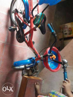 Toddler's Red And Blue Banana Bike
