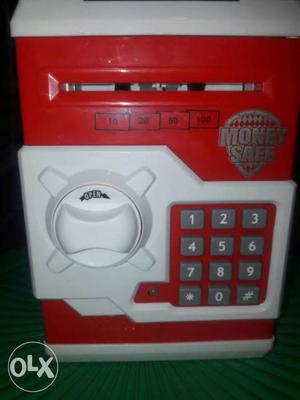 White And Red Combination Safe Box for kids
