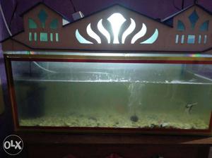 2 1/2 ft _1ft Framed Fish Tank with filter air pump & fish