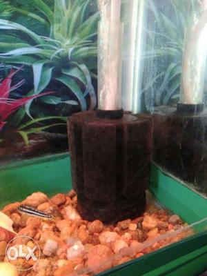 A cheap sponge filter and a ground filter