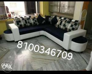 Awesome L shape sofa at low price with warranty