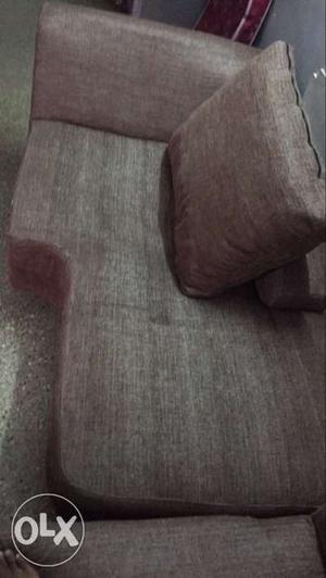 Brown Padded Sofa