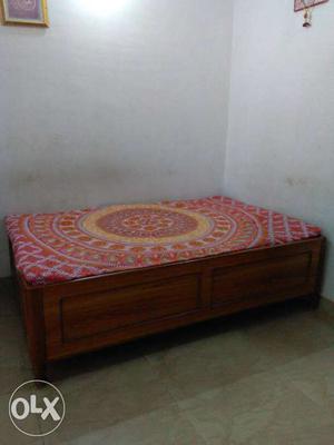 Brownish colour single bed