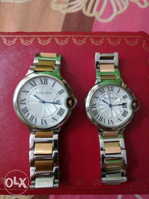 Cartier watches men and women. 1st copy, unused