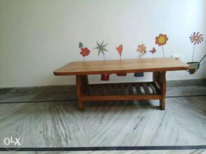 Centre table in heavy wood