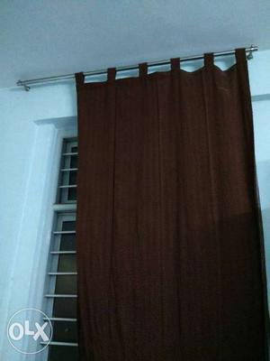 Curtain with pelmet for single windo