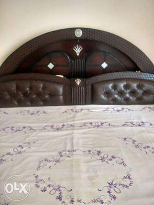 Double bed with storage, with mattress
