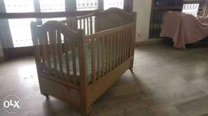 Good quality wooden cot for kids upto 3yrs