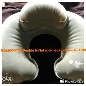 Samsonite Double Inflatable Neck Pillow & Tynor