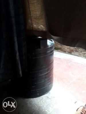 Used water tank black colour 500 ltr